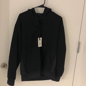 Theory NWT - Black Full-Zip Mendes Hoodie (M)